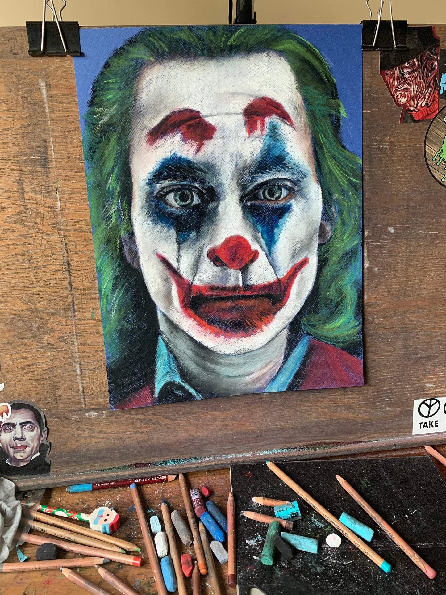 JOKER - Original Pastel Artwork ChantalLauraHandley