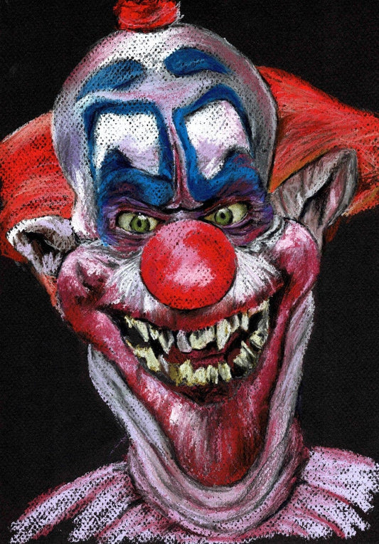 KILLER KLOWN from Outer SPACE - Art Print ChantalLauraHandley