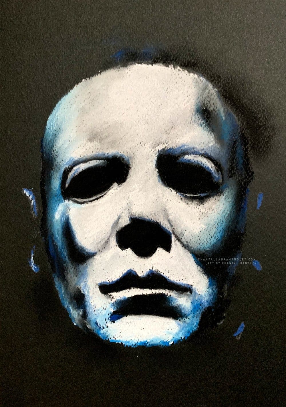 MICHAEL MYERS - HALLOWEEN - Original Pastel Artwork ChantalLauraHandley