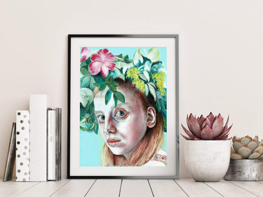 ChantalLauraHandley ART PRINT 11.6 x 16.5 Midsommar - Isabelle Grill