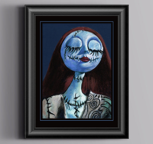ChantalLauraHandley ORIGINAL ARTWORK The Nightmare Before Christmas - Sally