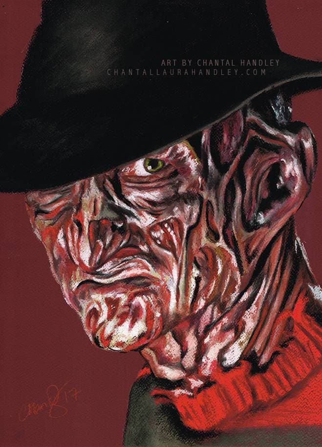 NIGHTMARE on ELM STREET - FREDDY KRUEGER  - Art Print ChantalLauraHandley