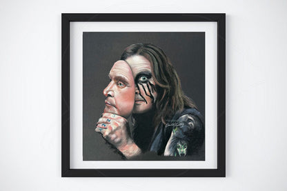 ChantalLauraHandley ORIGINAL ARTWORK Ozzy Osbourne - Prince of Darkness - Original Pastel Artwork