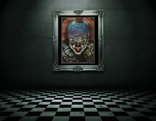 ChantalLauraHandley ORIGINAL ARTWORK SOLD PENNYWISE - IT MOVIE Chapter 2 - SOLD