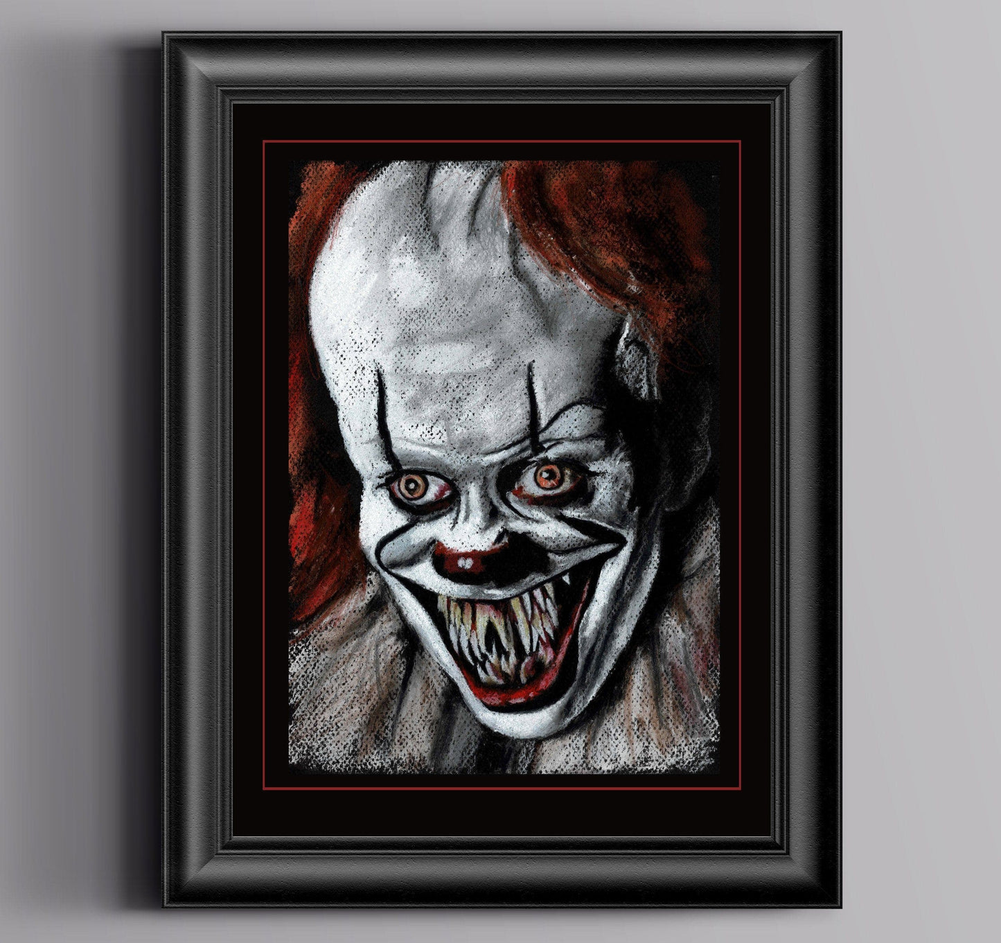 PENNYWISE - IT MOVIE - Original Pastel Artwork ChantalLauraHandley