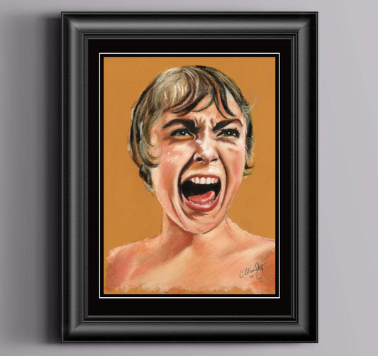 ChantalLauraHandley ORIGINAL ARTWORK PSYCHO - Original Pastel Artwork
