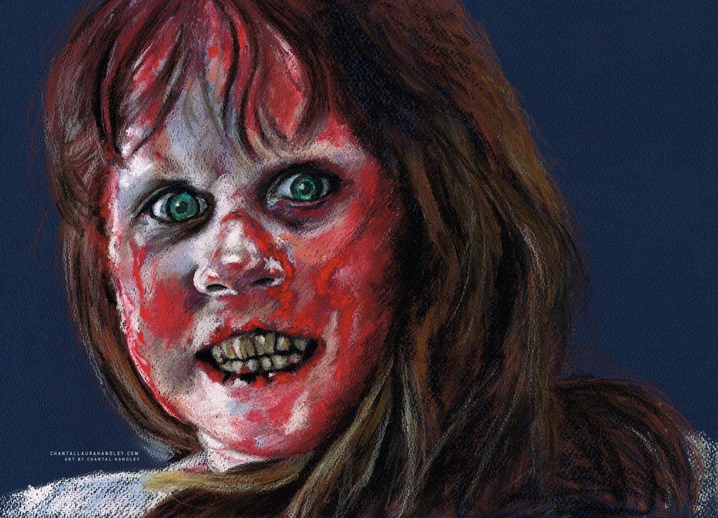 REGAN - THE EXORCIST - Art Print ChantalLauraHandley