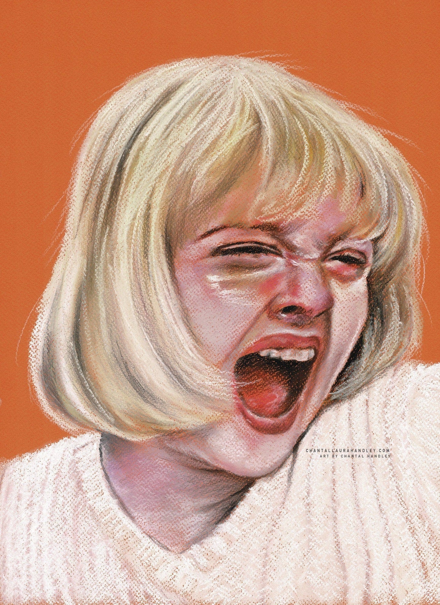 SCREAM - CASEY BECKER - Art Print ChantalLauraHandley