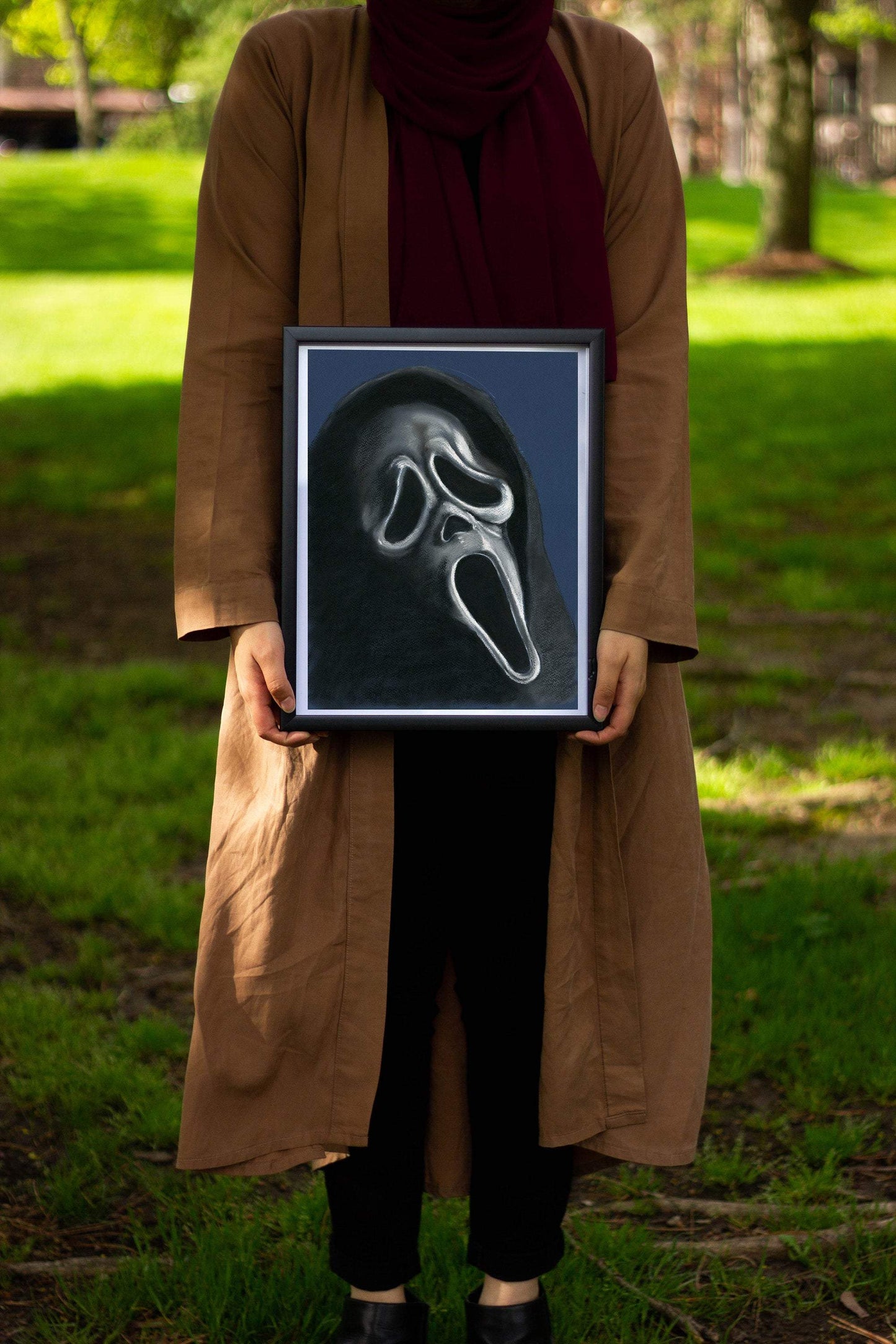 SCREAM - GHOSTFACE - Art Print ChantalLauraHandley