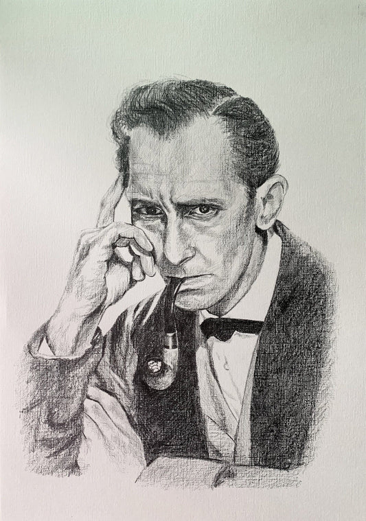 SHERLOCK HOLMES - Original Pastel Artwork ChantalLauraHandley