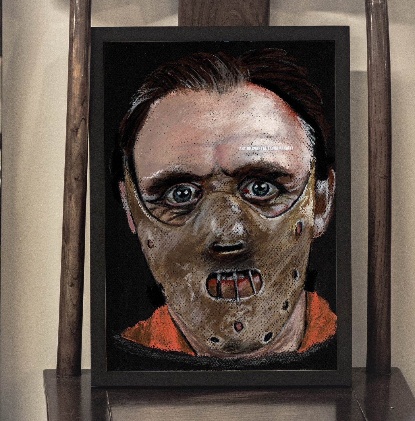 SILENCE of the LAMBS  - HANNIBEL LECTER - Art Print ChantalLauraHandley