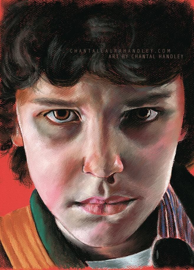 STRANGER THINGS - ELEVEN - Art Print ChantalLauraHandley