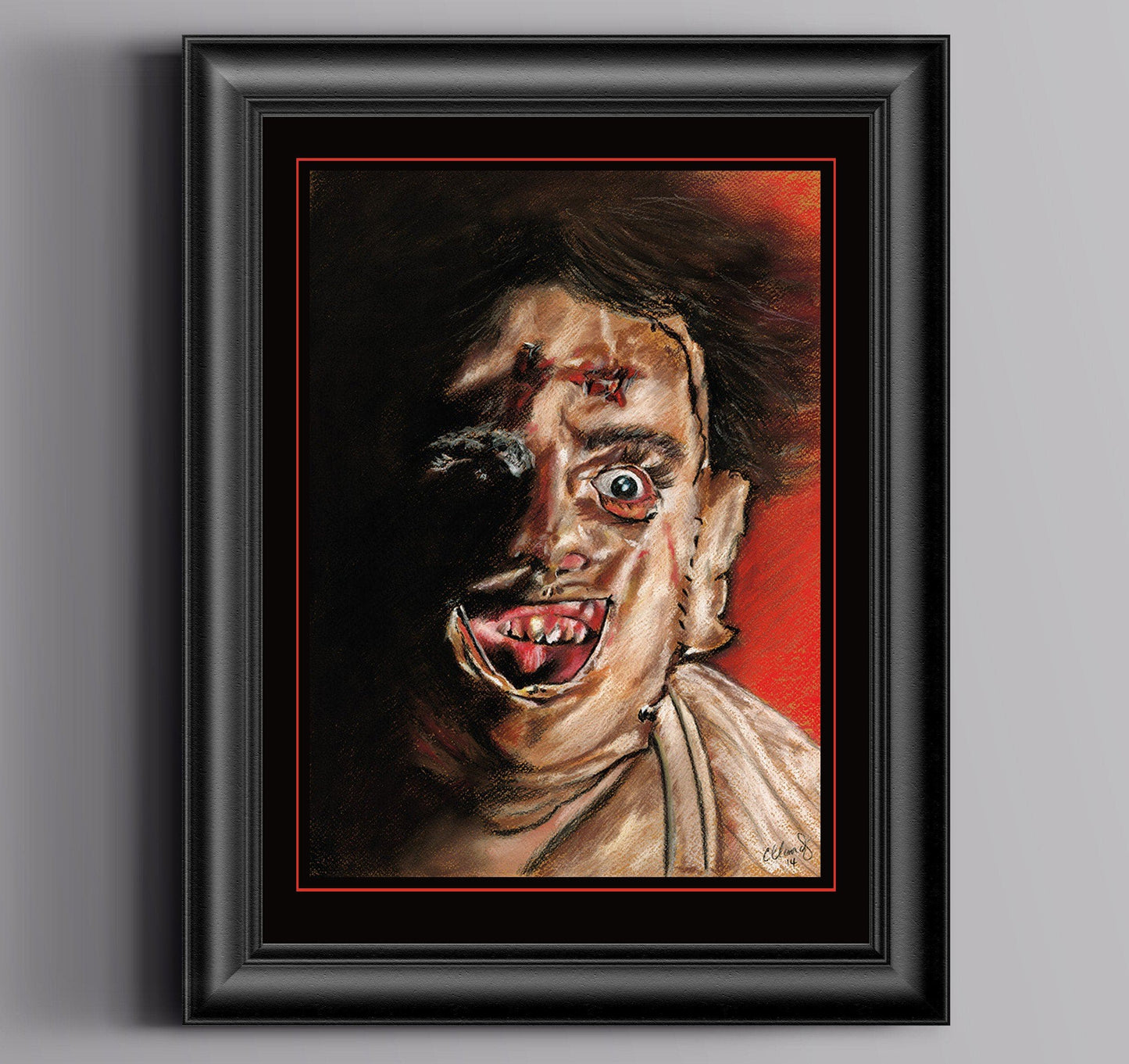 TEXAS CHAINSAW MASSACRE - Original Pastel Artwork ChantalLauraHandley