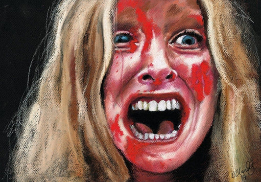 TEXAS CHAINSAW MASSACRE - SALLY HARDESTY - ART PRINT ChantalLauraHandley