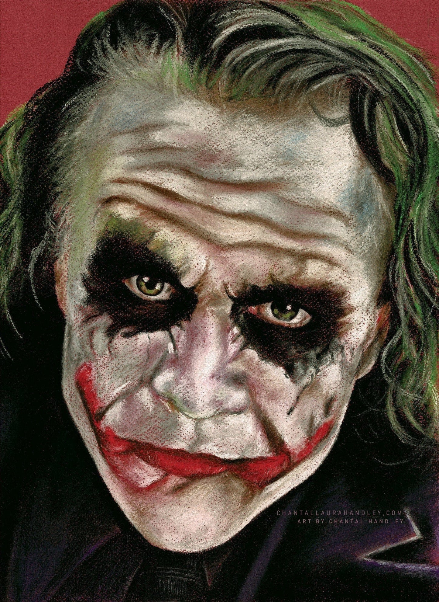 THE DARK KNIGHT - JOKER - Heath Ledger - Art Print – ChantalLauraHandley