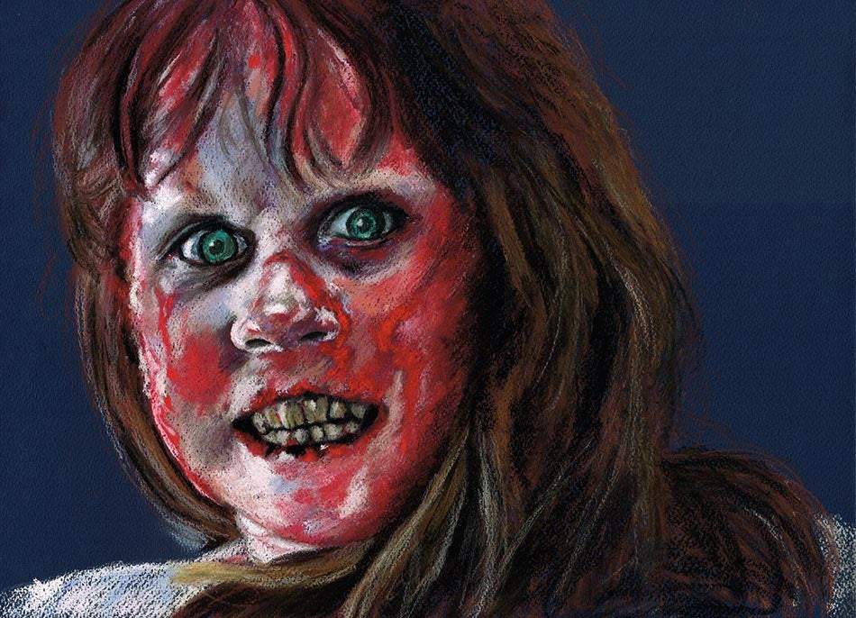 THE EXORCIST - Original Pastel Artwork ChantalLauraHandley