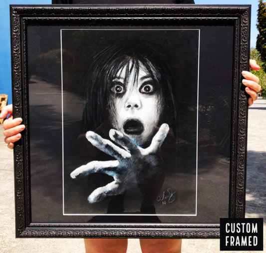 ChantalLauraHandley ORIGINAL ARTWORK SOLD THE GRUDGE - Original Pastel Artwork SOLD