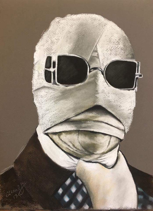 THE INVISIBLE MAN - UNIVERSAL MONSTER - Art Print ChantalLauraHandley