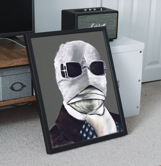 ChantalLauraHandley ART PRINT 11.6 x 16.5 The Invisible Man