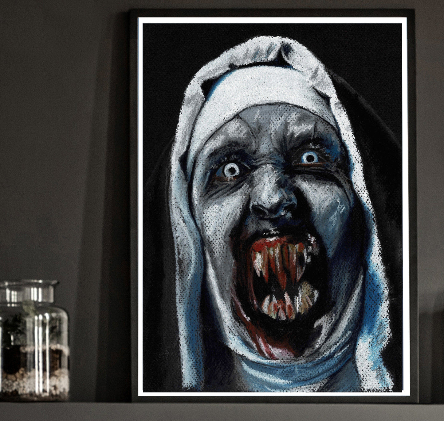 THE NUN - Valak - Art Print ChantalLauraHandley