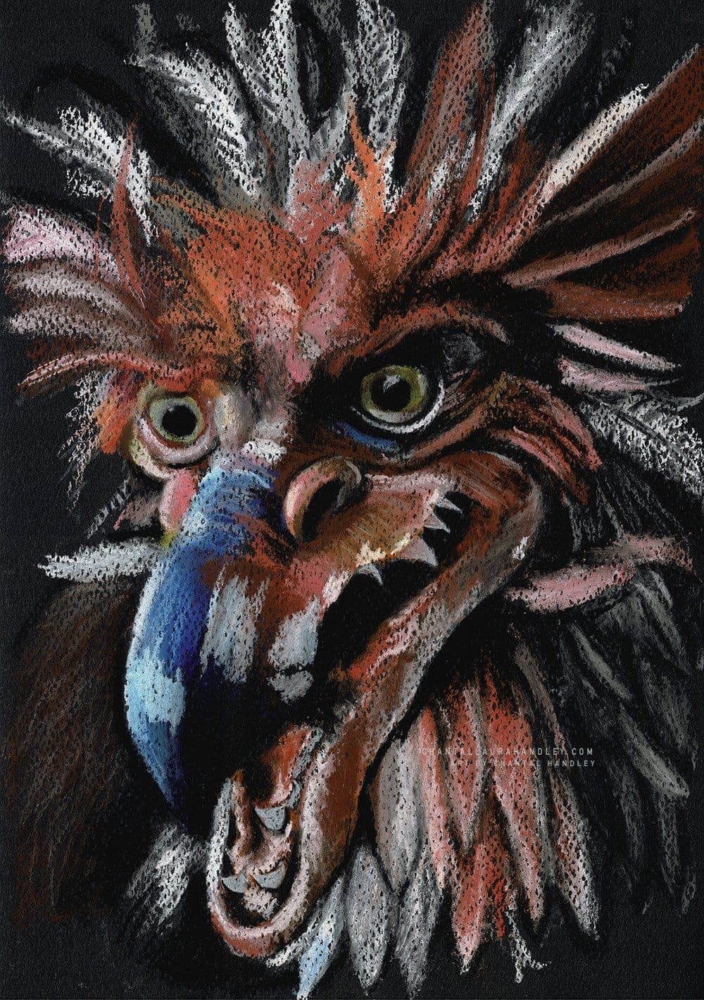 THE STORYTELLER - The Griffin from 'The Luck Child' - Original Pastel Artwork ChantalLauraHandley