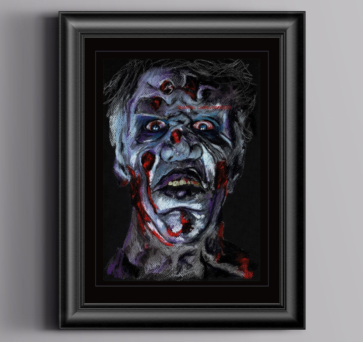 THIRTEEN GHOSTS - Original Pastel Artwork ChantalLauraHandley