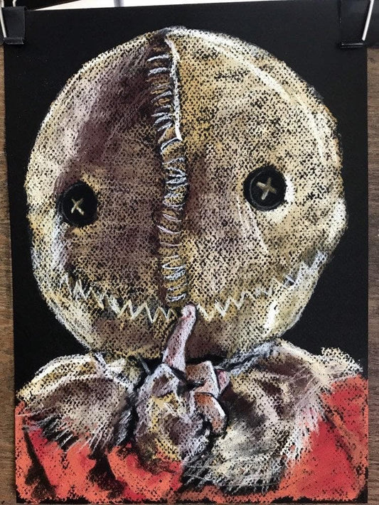 TRICK R TREAT - Original Pastel Artwork ChantalLauraHandley