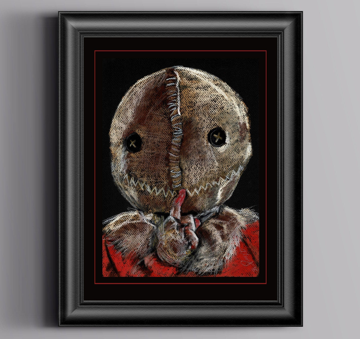 TRICK R TREAT - Original Pastel Artwork ChantalLauraHandley