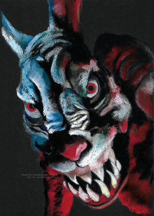 ChantalLauraHandley ART PRINT Twilight Zone - Monster Rabbit