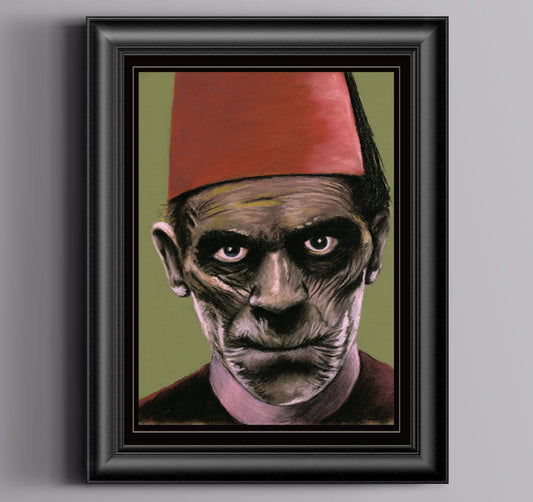 ChantalLauraHandley ORIGINAL ARTWORK UNIVERSAL MONSTER - THE MUMMY - Original Pastel Artwork