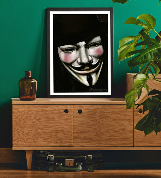 ChantalLauraHandley ART PRINT 11.6 x 16.5 V for Vendetta