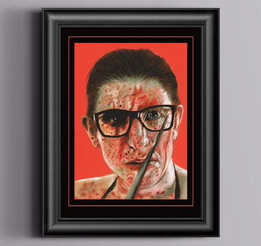 ChantalLauraHandley ORIGINAL ARTWORK WHO'S WATCHING OLIVER - Russell Jeffrey Banks   - Original Pastel Artwork