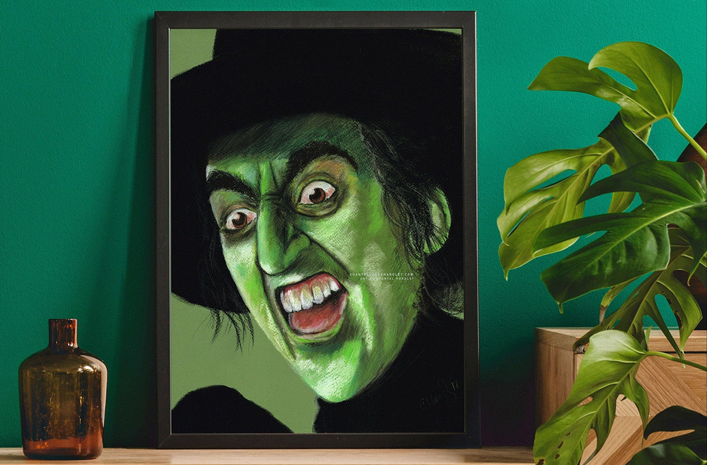 WIZARD OF OZ - The Wicked Witch of the West - Art Print ChantalLauraHandley