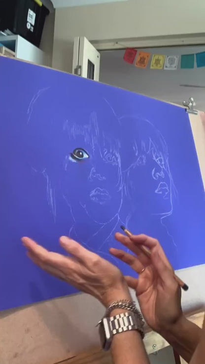 WEDNESDAY - Original Pastel Artwork