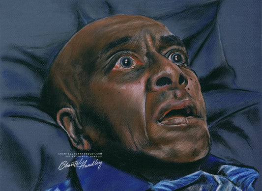 ChantalLauraHandley ORIGINAL ARTWORK DICK HALLORAN - Original Pastel Artwork